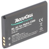 AccuCell Akku passend für Nokia 6681, BL-5C, 1100mAh