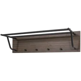 MCW Wandgarderobe N78 Dunkelbraun