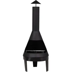 Feuerstelle Marongo ca. 55x152x55 cm Schwarz