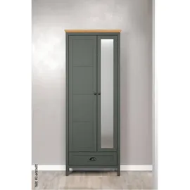 trendteam Stanton Garderobenschrank 77x39x198 cm grün