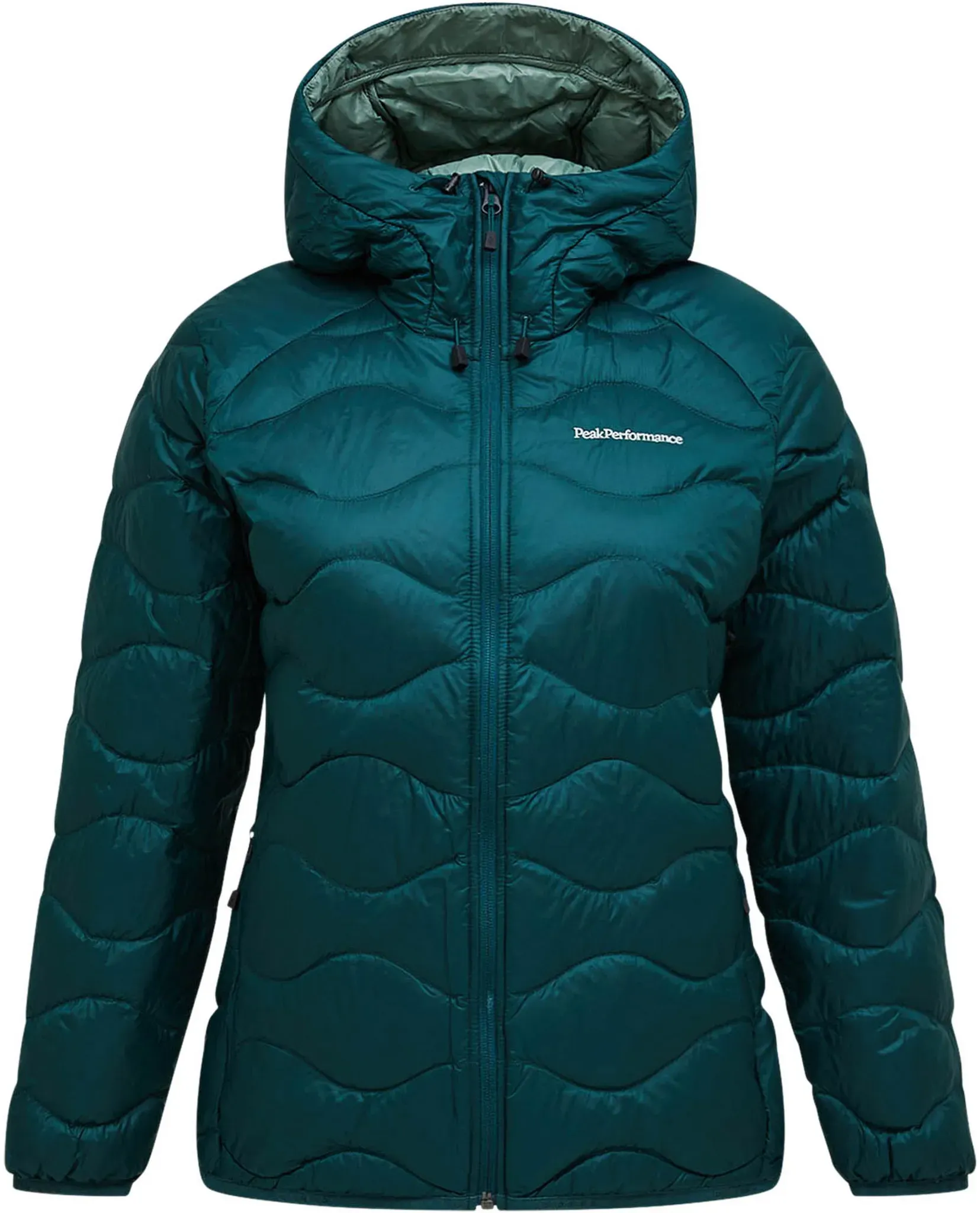 Peak Performance Helium Daunenjacke Damen in ponderosa pine-green valley, Größe M - grün