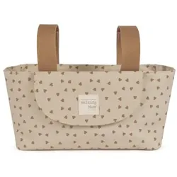 Walking Mum Kinderwagen-Organizer Herzen Poppy Cinnamon
