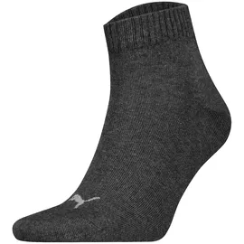 Puma Socken Quarter Plain 3P 3 Paar Grau 43-46