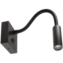 Deko-Light LED Wandleuchte Brahe I Eckig, 3,3 W, 3000 K, Schwarz