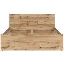 petits-meubles Bett June 160 x 200 cm Holz braun