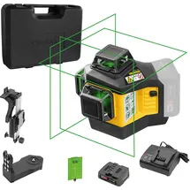 Stabila Kreuzlinienlaser LAX 600 G, selbstnivellierend, 3 x 360° grüne Laserlinien, max. Reichweite: 40 m, IP65