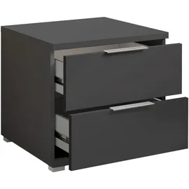 Die Möbelfundgrube Nachtschrank SMILLA 46 x 43 x 42 cm Grau