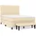 vidaXL Boxspringbett 140 x 200 cm Creme