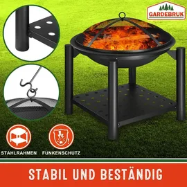 Gardebruk Feuerschale Ø 55 cm Schwarz