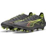 Puma Ultra 5 Ultimate FG Fußballschuhe - Matte Aged Silver / Yellow Alert / Sun Struck - EU 48