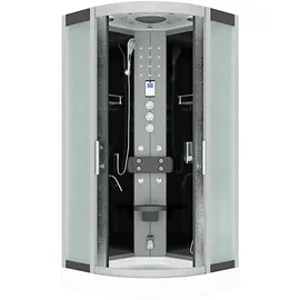 AcquaVapore Dampfdusche Duschkabine Sauna Dusche D58-13m3-ec 90x90 cm Mit 2k Scheiben Versiegelung