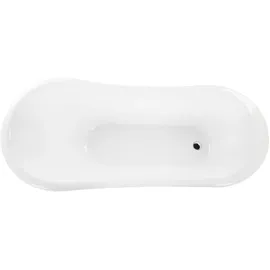 Beliani Cayman freistehende Badewanne 153 x 77 cm (144 l)