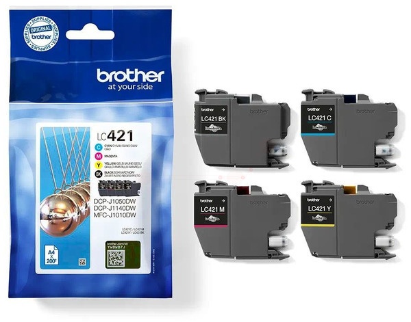 Preisvergleich Produktbild Original Brother LC421VAL Tintenpatrone MultiPack