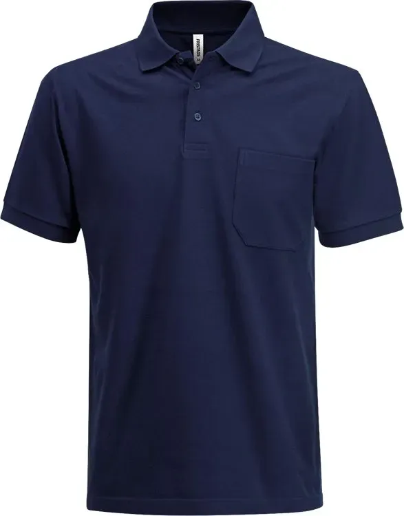 Fristads Acode Poloshirt 1721 PIQ 100219 - dunkelmarine - L
