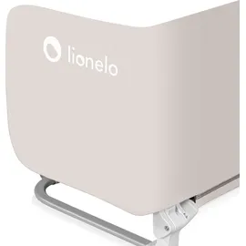 lionelo Lora XL Tragbares Bettschutzgitter für Kinder, Neigungsverstellung bis 180°, klappbares Schutzgitter für Bett, 45 cm – 150 cm, StandSafe-Sicherung, Schutz gegen Herausfallen