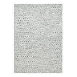 Wollteppich HOME AFFAIRE "Daoulas", beige (natur grau), B:80cm H:10mm L:180cm, Schurwolle, Teppiche, Handweb Teppich, reine Wolle, modernes Rauten Muster, Scandi Design