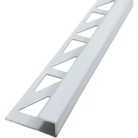 Dalsys Fliesenschiene 2,5m x 8mm Weiß, Kantenschutz