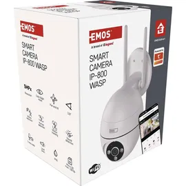 EMOS GoSmart Outdoor Überwachungskamera 5MP mit App 2K Smart Home IP-Kamera, IP65 wasserdicht H4057