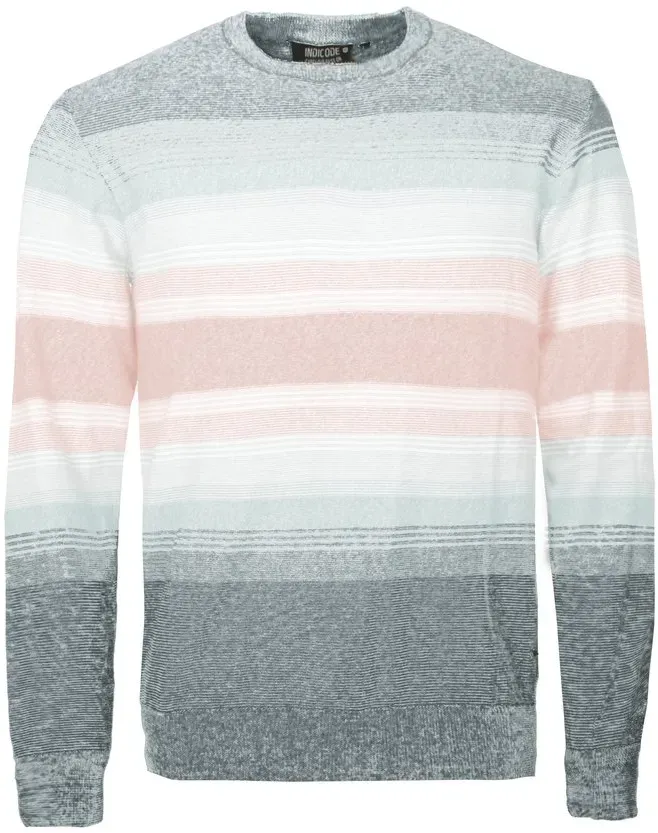 Indicode Pullover Hantan Denim L - Größe:L