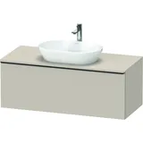Duravit Waschtischunterschrank wandhängend „D-Neo“ 120 × 45,9 × 55 cm Taupe Matt