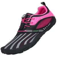 SAGUARO Barfußschuhe Herren Barfuss Schuhe Damen Barfussschuhe Outdoor Sport Zehenschuhe Fitnessschuhe rutschfest Traillaufschuhe Fe Pink,Gr.41 - 41 EU
