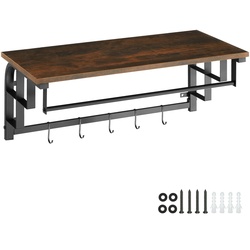 TECTAKE Hängegarderobe Westwood 66x30x27cm