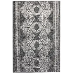 Teppich ELLE DECORATION "Merge, In- und Outdoor", schwarz, B:200cm H:5mm L:290cm, Polypropylen, Teppiche, Flachgewebe, In-& Outdoor, Modern, Wendeteppich, Balkon, Wohnzimmer