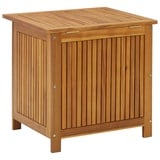 Susany Gartenbox Aufbewahrungsbox Auflagenbox Kissenbox Gartentruhe Auflagentruhe Truhe Holztruhe Massivholz Akazie 60x50x106 cm