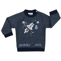JACKY Sweatshirt SPACE JOURNEY dunkelblau melange, 62