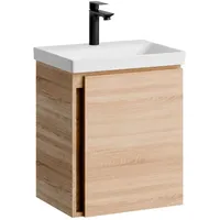 Planetmöbel Unterschrank mit Waschbecken 50 cm Sonoma Eiche