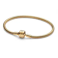 Pandora Moments Schlangen-Gliederarmband goldfarben 563390C00 20 cm