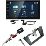 Kenwood DMX129DAB DAB+ Bluetooth USB Einbauset für Mazda 5 CW