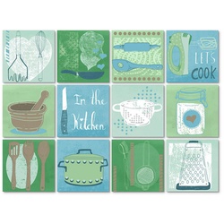 K&L Wall Art Fliesenaufkleber »In The Kitchen«, selbstklebend