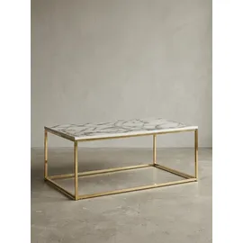 KADIMA DESIGN Weiß Gold Marmor 100 x 60 x 40 cm