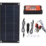 lvifloae 600-WSolarpanelLadegert, monokristallines 100-ALadereglerSolarpanelKit mit Verlngerungskabel, Batterieklemmen fr WohnmobilCamping im Freien