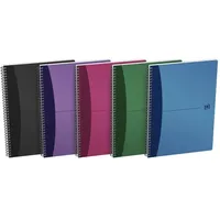 Oxford Office Spiralbuch, DIN A4, kariert, 50 Blatt, PP