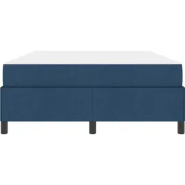 vidaXL Boxspringbett 160 x 200 cm Blau