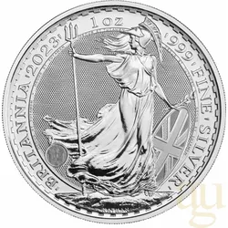 1 Unze Silbermünze Britannia 2023