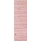 carpetfine Wollteppich »Gabbeh Uni«, rechteckig, rosa