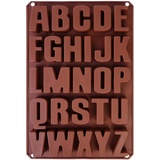 Seifenprofis 26 Buchstaben XXL (6,5 cm) A-Z Alphabet -Extra Stabil- Silikonform Seifenform Backform Schokoladenform