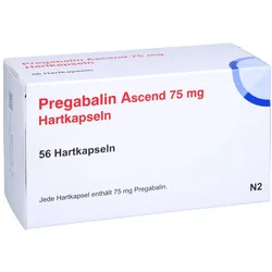 Pregabalin Ascend 75 mg Hartkapseln 56 St
