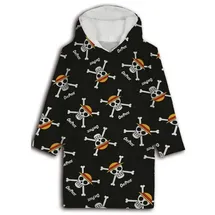 Aymax ONE PIECE - Straw hat Crew - Sweat Poncho Coral Fleece - Taille Erwachsene - Einheitsgröße