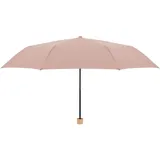 Doppler nature mini - Gentle Rose - nachhaltiger Regenschirm - Handöffner - 270 Gramm - nachwachsende Rohstoffe - Windkanal getestet