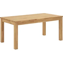 Esstisch NIEHOFF SITZMÖBEL "Top Trends", braun (eiche, eiche, eiche), B:140cm H:76cm, Massivholz, Tische, eine Butterfly-Klappeinlage, in 4 Breiten