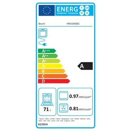 Bosch Herdset Bosch Backofen EcoClean mit Glaskeramikkochfeld TouchSelect autark 60 cm - Schwarz