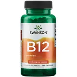 Swanson Vitamin B12 500 mcg, 250 Kapseln