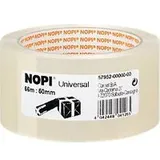 Nopi® Packband Universal 4040, L 66 m x B 50 mm, transparent, 6 Rollen