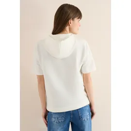 Cecil Kapuzenshirt Struktur Weiß XXL
