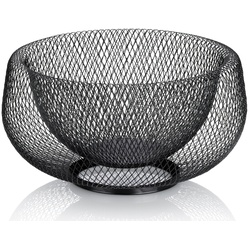 Fruchtkorb Marlo Metall schwarz 14,5cm 28,5cmØ