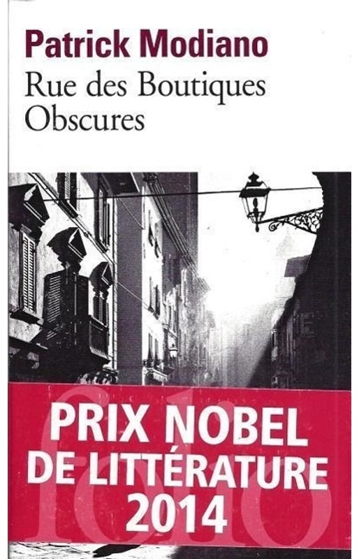 Rue Des Boutiques Obscures - Patrick Modiano, Taschenbuch